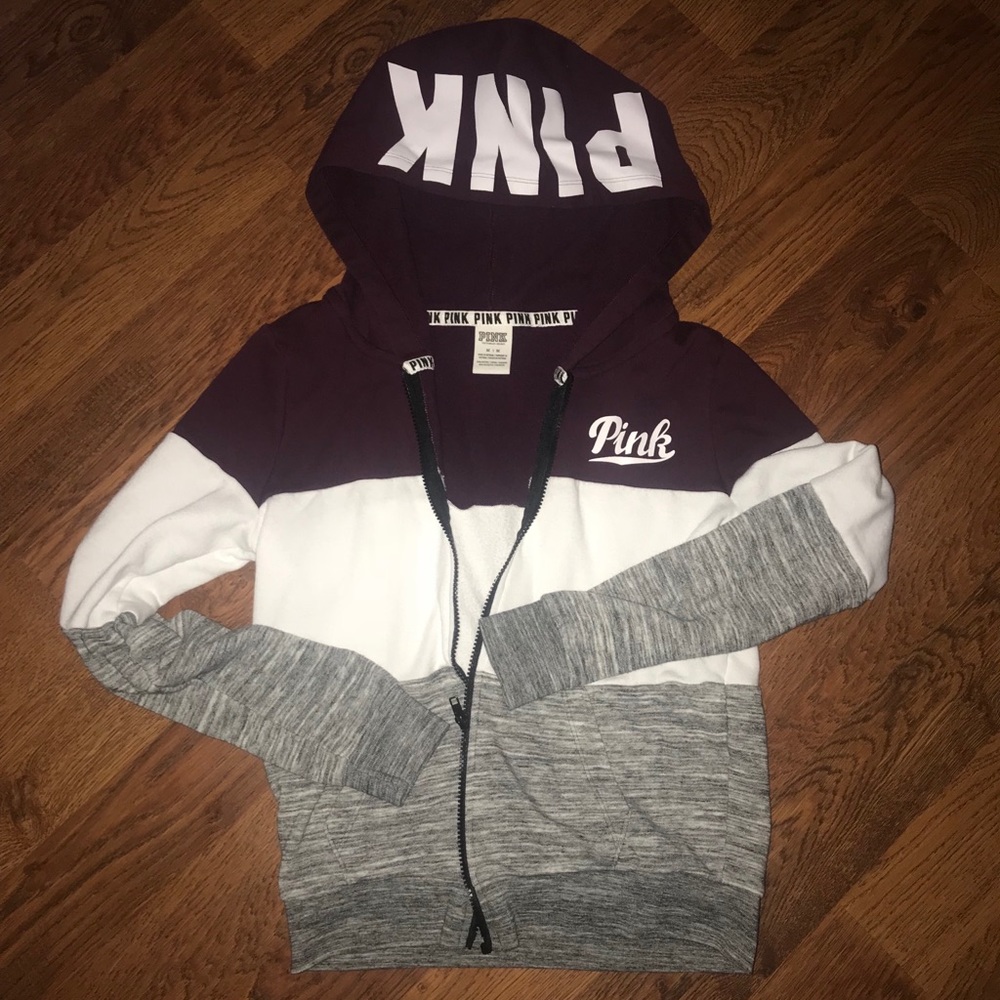 PINK full zip jacket